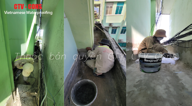 Thi công chống thấm CTV-Cons chất lượng và uy tín