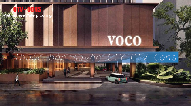 Thi công sơn epoxy hệ lăng khách sạn Voco Mabelle Đà Nẵng